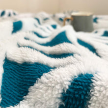 Load image into Gallery viewer, LOMAO Sherpa Fleece Blanket Fuzzy Soft Throw Blanket Dual Sided Blanket for Couch Sofa Bed (Teal, 60&#39;&#39;x80&#39;&#39;)
